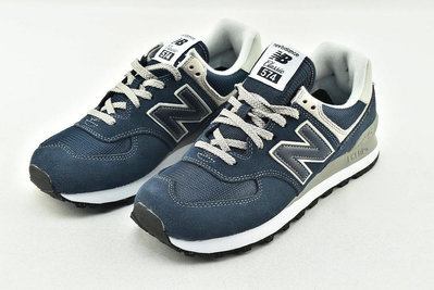 【實拍】NEW BALANCE 574 慢跑鞋 NB574 海軍藍 深藍 復古 麂皮 男女鞋