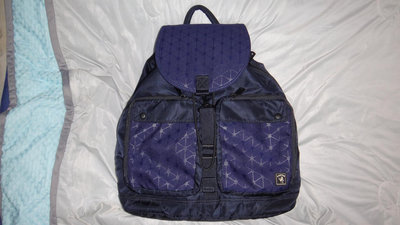 ~保證真品全新的 Porter 深藍色尼龍布料款後背包 置物大方包 背包~便宜起標無底價標多少賣多少