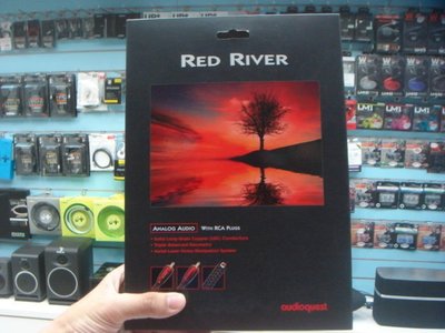 禾豐音響 2.0m RCA線 Audioquest Red River adam genelec用 公司貨 美國