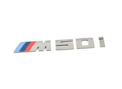 【樂駒】BMW G07 G05 G06 M50i 原廠 鈰灰色 字標 後車廂 行李箱 X5 X6 X7