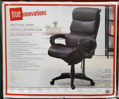 【小如的店】COSTCO好市多線上代購~True Innovation 總裁椅/辦公椅(1入) 198507