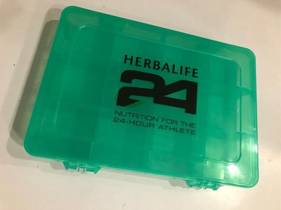 Herbalife H24 logo靜電貼 大12格錠片盒 藥盒