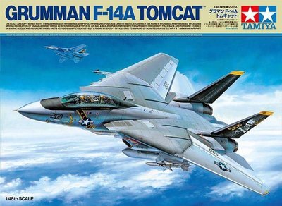 TAMIYA 1/48 Grumman F-14A Tomcat (61114) 組裝套件