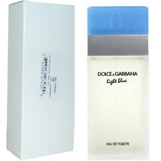 HUAHUA 香水美妝 Dolce &amp; Gabbana Light Blue 淺藍 女性 淡香水 100ML TESTER【全新正品】