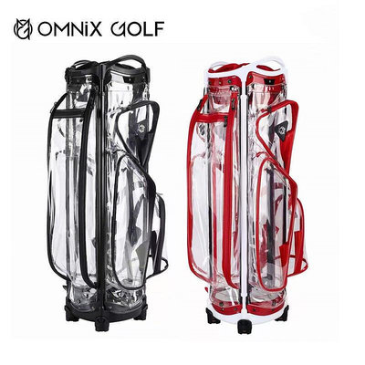 極致優品 正品OMNIX高爾夫球包時尚男女士透明標準球包golfbag潮流球桿袋 GF705