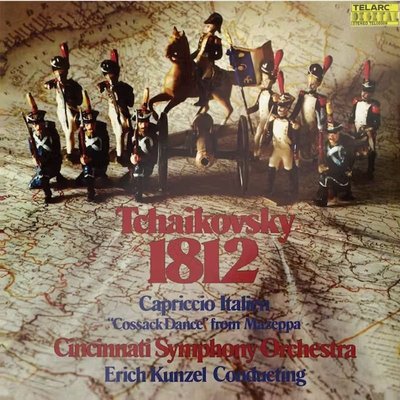 【黑膠唱片LP】柴可夫斯基：1812序曲、義大利隨想曲、哥薩克舞曲 / 康澤爾Erich Kunzel-TEL00009
