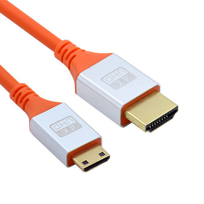 Mini HDMI公對HDMI公線 相機連接線 4K 60hz DV連接線 HDMI1.4版 HD-010