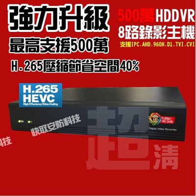高雄監視器 小可取 8路4聲音 主機 AHD TVI CVI 類比適用 DVR 1080P 720P 遠端監控 IPC