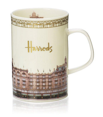 茶藝師 英國哈羅斯Harrods西高地陶瓷杯茶壺骨瓷咖啡杯外貿原單茶杯茶碟