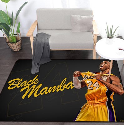 NBA籃球地毯客廳沙發茶几臥室床邊寢室個性創意長方形定制地墊子