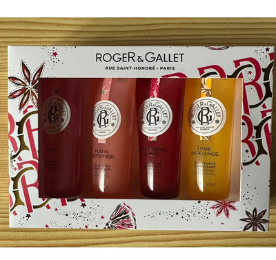 Roger&Gallet法國皇室香氛身體沐浴精30ml*4禮盒組