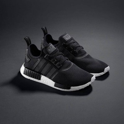 【C.M】 adidas Originals NMD 經典 R1 PK 網面 黑白