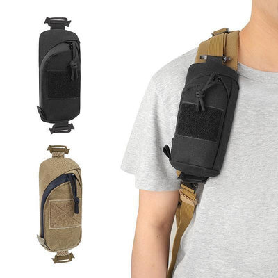 台灣現貨戶外戰術單肩包 男士多功能尼龍登山野營裝備 軍用工具包配件 手機袋
