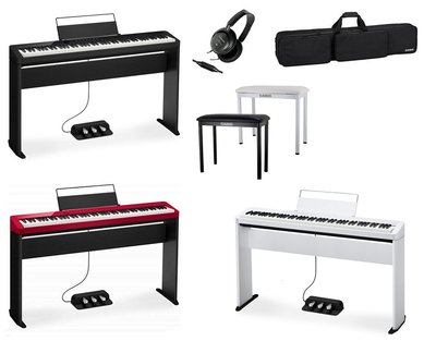 全新公司貨卡西歐 CASIO PX-S1000 88鍵電鋼琴/三踏板/原廠琴架/琴袋/耳機/鋼琴椅＋24期零利率分期