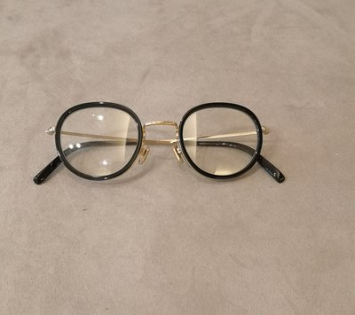 日本VONN BALLET 金色黑環beta 鈦波士頓眼鏡- outlet