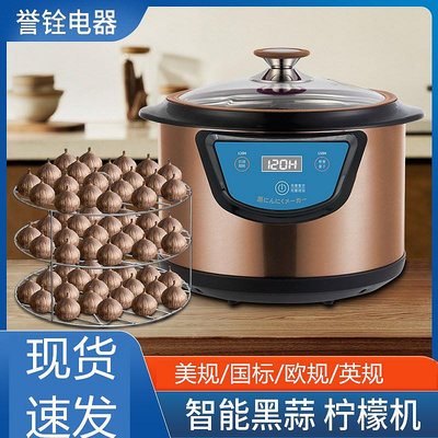 110V台灣日本家用恒溫黑蒜機全自動智能自制獨蒜多瓣蒜檸檬發酵機