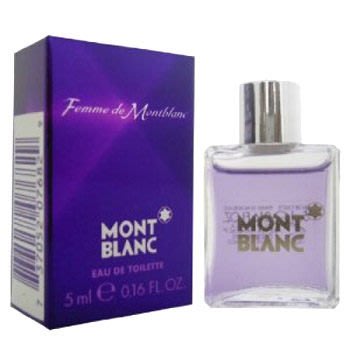 【美妝行】Montblanc Femme de Montblanc 萬寶龍 璀璨晶鑽 女性淡香水 5ml