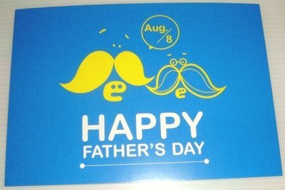 HAPPY FATHER'S DAY ---- 明信片