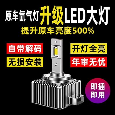 熱賣 D1S燈泡LED超亮D3S大燈D4S安定器D5S改裝D8S氙氣燈泡D2R疝氣燈D2H