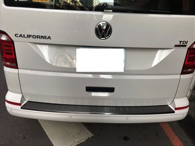 福斯 VW T6 T6.1 不鏽鋼(黑拉絲) 保桿護板
