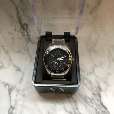 美國百分百【全新真品】 Armani Exchange AX 手錶 腕錶 經典 阿曼尼 不鏽鋼 AX1263 AF43