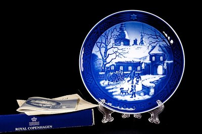 * JAZZ 棧 * 稀有盒裝Royal Copenhagen皇家哥本哈根1995年聖誕紀念盤