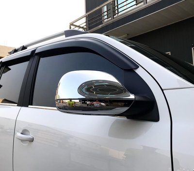 圓夢工廠 VW 福斯 Amarok 2019~2020 on 改裝 鍍鉻銀 後視鏡蓋 後照鏡蓋 照後鏡保護外蓋貼