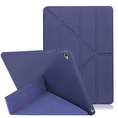 平板保護殼 四折變形適用ipad 2 3 4平板保護套ipad Air Air2休眠保護殼皮套 平板電腦保護套 平板皮套