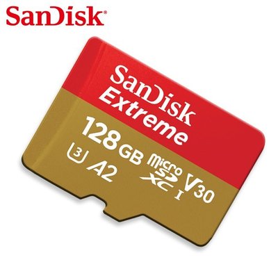 SanDisk Extreme A2 128G V30 U3 microSDXC 記憶卡 (SD-SQXAA-128G)