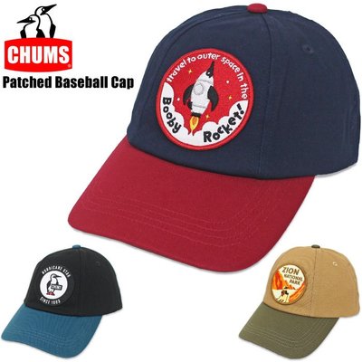 =CodE= CHUMS PATCHED SNAPBACK 電繡棒球帽(黑卡其藍)CH05-1238 老帽 CAP 男女