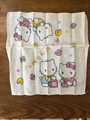 (出清價) 發現花園 日本選物～日本製 三麗鷗 Hello kitty 凱蒂貓 紗布手帕