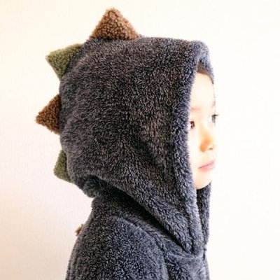 ˙ＴＯＭＡＴＯ生活雜鋪˙日本進口雜貨人氣BISQUE ANIMALMOCO動物恐龍兔子獅子造型絨毛帽子連身外套(預購)