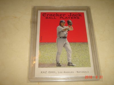 日本旅美球員 Dodgers 石井一久  2004 Topps Cracker Jack  #114  球員卡