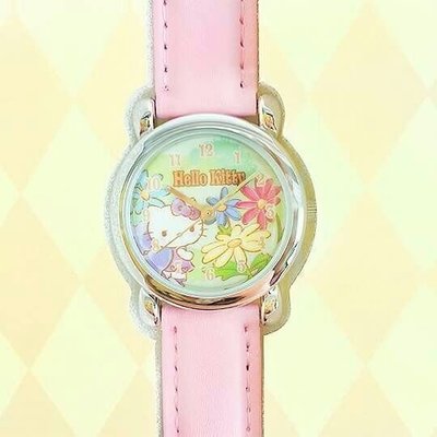 玫瑰默契＊日本限定Hello Kitty甜美淑女錶手錶（大人兒童均可）書本盒收藏特價