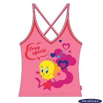 【西班牙PRINCESA】 (2479) 女童小可愛tweety卡通T恤 8