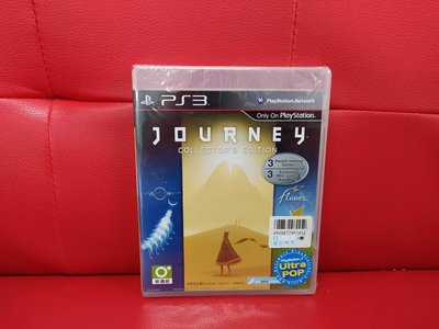 新北市板橋超便宜可面交賣PS3原版遊戲全新--風之旅人 Journey 中文版--實體店面可面交