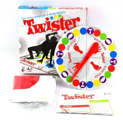 【新版twister身體扭扭樂玩具】身體平衡 互動歡樂聚會親子互動遊戲2~4人/益智//團康/桌遊 NFO
