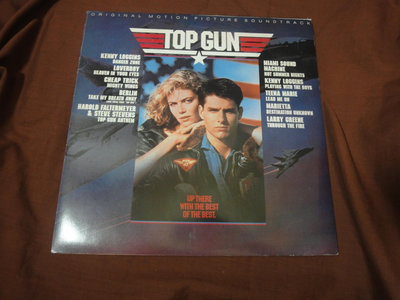 【競標 2手  早期版 黑膠 LP 】 TOP GUN 捍衛戰士 電影原聲帶 / 湯姆 克魯斯 Tom Cruise