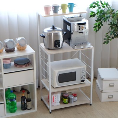 北海道居家生活館-SM-4642-艾恩防潑水多用途電器收納架、櫥櫃、廚房收納櫃-儲物柜