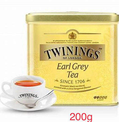 現貨🎉日本🇯🇵kaldi限定英國TWININGS 唐寧茶 皇家伯爵茶 Earl Grey Tea 200g 鐵罐 早餐茶 下午茶 貴婦下午茶