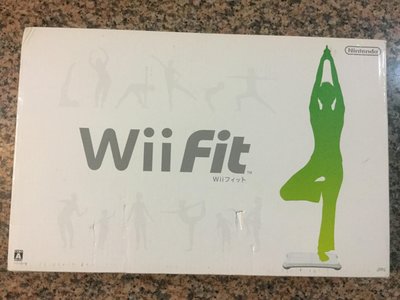 二手盒裝Wii Fit+Fit原版遊戲(Wii U可以共用)