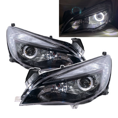 卡嗶車燈 適用於 OPEL 歐寶 Astra J 10-12 掀背車 五門車 光導LED光圈魚眼 大燈