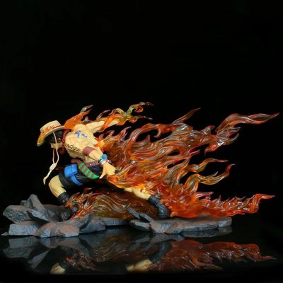 惠美玩品 海賊王 GK 公仔 2303 只能選賣家宅配 漂移艾斯 火焰艾斯 可發光 雕像 場景 模型 盒裝