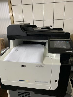 傳真彩雷 HP CM1415FN 二手 彩色傳真掃描影印印表機 HP 128A 專用碳粉
