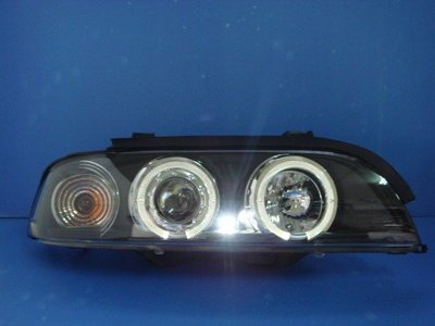小亞車燈改裝※全新開發外銷款 BMW E39 超亮版 光圈 魚眼 黑框 大燈