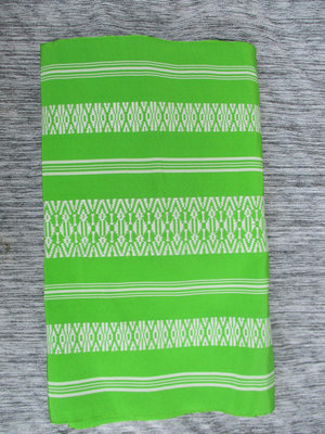 日本和服腰帶-青綠色直紋博多袋帶(JD-941-G)