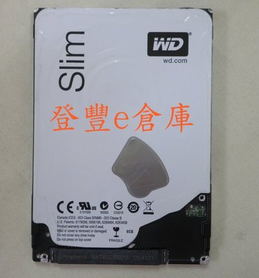 【登豐e倉庫】 YF99 薄型 Slim WD10SPCX-22HWST0 1TB SATA3 筆電硬碟