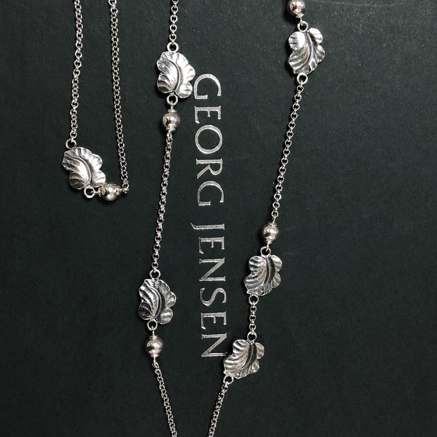 【小麥的店】Georg Jensen 喬治傑生葡萄葉Moonlight Grapes 純銀 