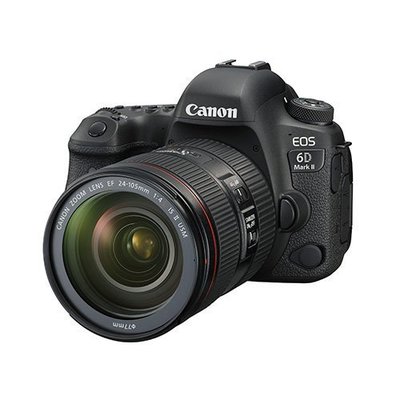 【停產】CANON EOS 6D Mark II 單鏡組〔EF 24-105mm F4L II〕全片幅 單眼相機 公司貨 6D2