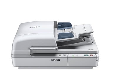 [好印網+含稅含運] EPSON DS-7500 平台饋紙式商用文件掃描器 [內建送紙器/支援雙面掃描]